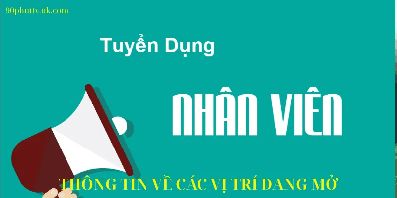 Thông tin về các vị trí đang mở