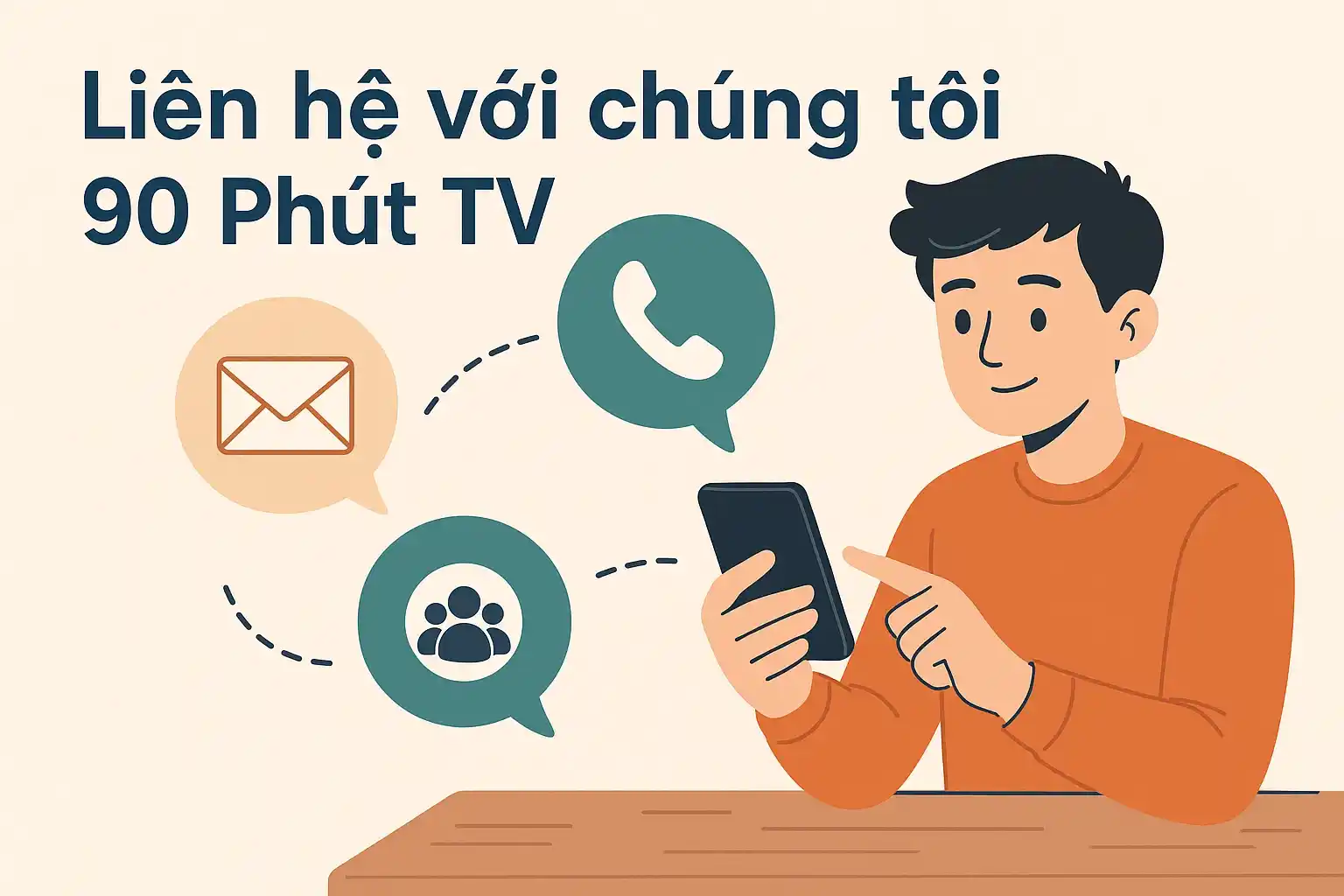 Liên hệ với chúng tôi 90 Phút TV