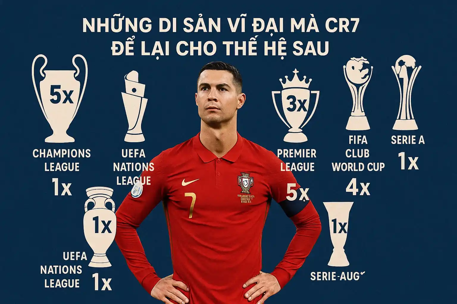 Những di sản vĩ đại mà CR7 để lại cho thế hệ sau